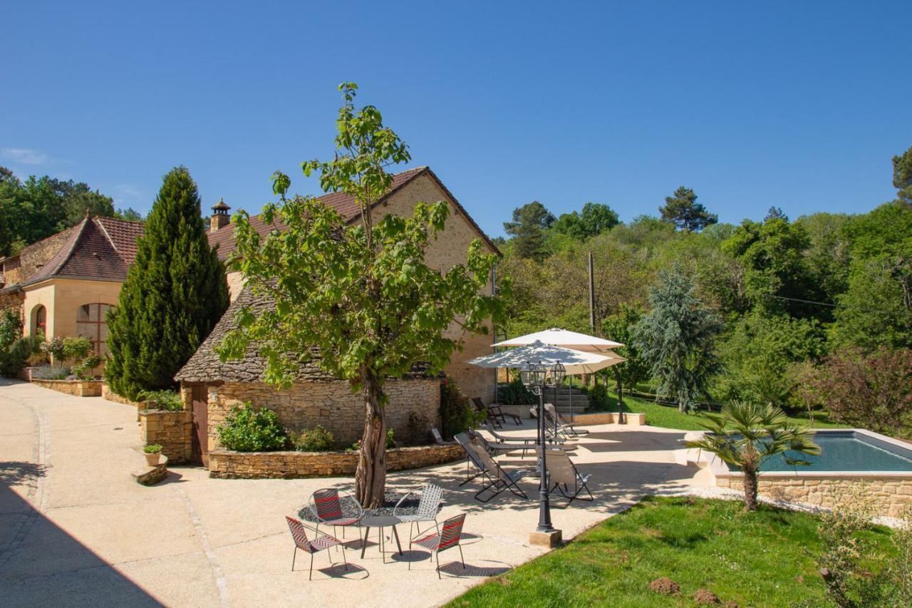 Aux Bories De Marquay, Chambres D'Hotes B&B Avec Piscine Et Spa Pres De Sarlat Exterior photo