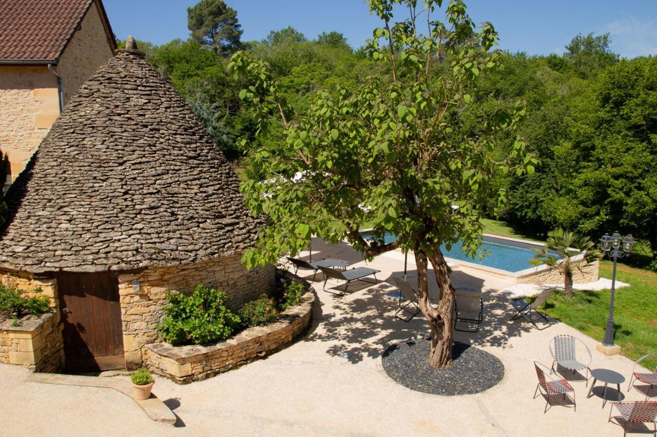 Aux Bories De Marquay, Chambres D'Hotes B&B Avec Piscine Et Spa Pres De Sarlat Exterior photo